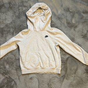 Nike Light Gray Pullover Hoodie